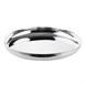Plat rond en acier inoxydable martelé Olympia 320x35mm