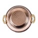 Plat Kadai en cuivre avec poignées en inox revêtement laiton Olympia 400ml