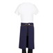 Tablier bistro en toile de coton Southside marine