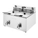 Friteuse électrique double avec minuterie Buffalo 2x8L