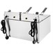 Friteuse électrique double avec minuterie Buffalo 2x8L