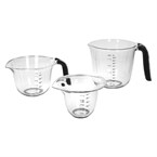 Pichets doseurs KitchenAid noirs (lot de 3)