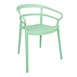 Fauteuils Bolero Mateo Café vert menthe (lot de 2)