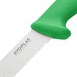 Couteau à trancher denté Hygiplas vert 25cm