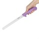 Couteau à trancher denté Hygiplas violet 25cm