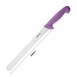 Couteau à trancher denté Hygiplas violet 25cm