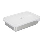 Plat de stockage alimentaire en acier inoxydable tout-en-un Masterclass 1,3L