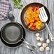 Sauteuse en inox avec revêtement Tri-Shield Vogue 28cm