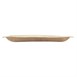 Assiettes creuses carrées en feuilles de palmier Fiesta Compostable 200mm (lot de 100)
