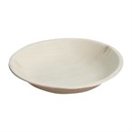 Assiettes creuses rondes en feuilles de palmier Fiesta Compostable 175mm (lot de 100)