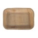 Assiettes creuses rectangulaires en feuilles de palmier Fiesta Compostable 250mm (lot de 100)