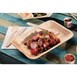 Assiettes creuses rectangulaires en feuilles de palmier Fiesta Compostable 250mm (lot de 100)