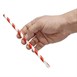 Pailles cuillères en papier Fiesta Compostable rouge et blanc 210x8mm (lot de 250)