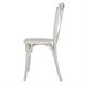 Chaises en résine à dossier croisé Bolero Manhattan blanches (lot de 4)