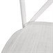 Chaises en résine à dossier croisé Bolero Manhattan blanches (lot de 4)