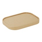 Couvercles en papier Fiesta Recyclable pour barquettes rectangulaires (Lot de 300)