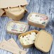 Couvercles en papier Fiesta Recyclable pour barquettes rectangulaires (Lot de 300)