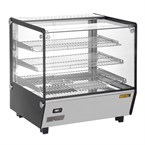 Vitrine chauffante de comptoir carrée Buffalo 120L