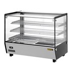Vitrine chauffante de comptoir carrée Buffalo 160L