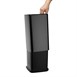 Poubelle carrée Bolero noir titane 7L