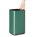 Poubelle carrée Bolero verte 10L