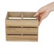 Organisateur de table en bois d'acacia Olympia 210x160x150mm