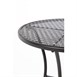 Table bistro ronde en acier ajouré Bolero noire 600mm (lot de 15)