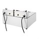 Friteuse électrique double avec minuterie Buffalo 2x5L