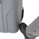 Poubelle à roulettes  avec pédale Jantex 120L grise