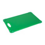 Planche à découper antidérapante professionnelle Hygiplas verte 458x306mm