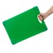 Planche à découper antidérapante professionnelle Hygiplas verte 458x306mm
