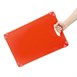 Planche à découper antidérapante professionnelle Hygiplas rouge 458x306mm