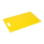 Planche à découper antidérapante professionnelle Hygiplas jaune 458x306mm