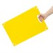 Planche à découper antidérapante professionnelle Hygiplas jaune 458x306mm
