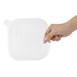 Couvercles PET pour barquettes carrées Fiesta Recyclable (lot de 300)