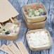 Couvercles PET pour barquettes carrées Fiesta Recyclable (lot de 300)