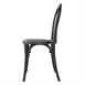 Chaises en résine style bois courbé Bolero Soho noires (lot de 4)