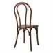Chaises en résine style bois courbé Bolero Soho noyer (lot de 4)