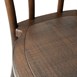 Chaises en résine style bois courbé Bolero Soho noyer (lot de 4)