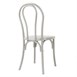 Chaises en résine style bois courbé Bolero Soho blanches (lot de 4)