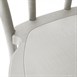 Chaises en résine style bois courbé Bolero Soho blanches (lot de 4)
