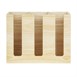 Organisateur de gobelets jetables en bois d'hévéa Olympia 340x120x240mm