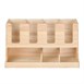 Organisateur de gobelets et condiments en bois d'hévéa Olympia 450x405x240mm