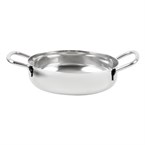 Plat en inox double poignée Olympia Table Presentation 125 mm