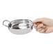 Plat en inox double poignée Olympia Table Presentation 125 mm