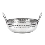 Plat Kadai en inox martelé Olympia Table Presentation 170mm
