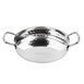 Plat inox martelé double poignée Olympia Table Presentation 150mm
