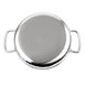 Plat inox martelé double poignée Olympia Table Presentation 150mm