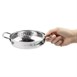 Plat inox martelé double poignée Olympia Table Presentation 150mm