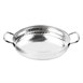 Plat double poignée en inox martelé Olympia Table Presentation 180mm
